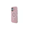 Guess IML Rhinestones MagSafe Case für iPhone 16 (Pink)