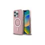 Guess GUHMP16LPFTDTEP Hardcase IML Rhinestones MagSafe für iPhone 16 Pro 6.3 Pink