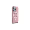 Guess GUHMP16LPFTDTEP Hardcase IML Rhinestones MagSafe für iPhone 16 Pro 6.3 Pink