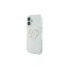 Guess GUHCP16MHCHGSPT Hard Case für Apple iPhone 16 Plus, Transparent, IML Heart Pattern
