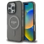 Guess GUHMP16XHFGEREK Hardcase IML Glitter Circle MagSafe für iPhone 16 Pro Max 6,9 inch Schwarz