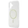 Guess GUHMP16SHFGERET iPhone 16 Transparent Hardcase IML Glitter Circle MagSafe