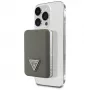 GUESS Grained Triangle Wireless Power Bank 5000mAh 15W USB-C MagSafe Braun