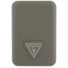 GUESS Grained Triangle Wireless Power Bank 5000mAh 15W USB-C MagSafe Braun