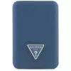 GUESS Grained Triangle Wireless Power Bank 5000mAh 15W USB-C MagSafe Blau