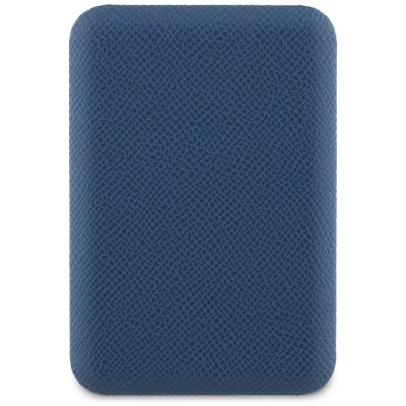 GUESS Grained Triangle Wireless Power Bank 5000mAh 15W USB-C MagSafe Blau