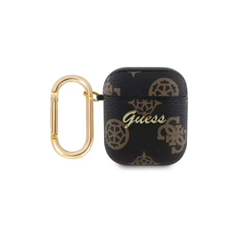Guess GUA2PG4GPK AirPods 1/2 Cover Black 4G Hook