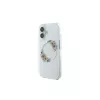 Guess GUHMP16MHFWFCT iPhone 16 Plus 6,7 inch Transparente Hardcase IML Flowers Wreath MagSafe