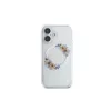 Guess GUHMP16MHFWFCT iPhone 16 Plus 6,7 inch Transparente Hardcase IML Flowers Wreath MagSafe