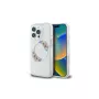 Guess GUHMP16LHFWFCT Hardcase für iPhone 16 Pro 6,3 inch Transparent IML Flowers Wreath MagSafe