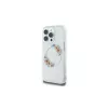 Guess GUHMP16LHFWFCT Hardcase für iPhone 16 Pro 6,3 inch Transparent IML Flowers Wreath MagSafe