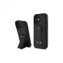 BMW BMHCP16SGSPCCK M Grip Stand Smooth and Carbon Hardcase für iPhone 16 6.1 – Schwarz