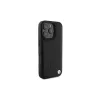 BMW Signature Collection Hardcase für Apple iPhone 16 Pro Max 6,9 inch Echtes Leder Schwarz Heißprägung MagSafe