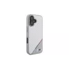 BMW M Carbon Tricolor Line Hardcase für iPhone 16 6,1 inch - Grau MagSafe