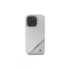 BMW M Carbon Tricolor Line Hardcase für iPhone 16 Pro 6,3 inch Grau MagSafe
