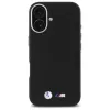 BMW BMHCP16S23PMWK iPhone 16 6,1 inch Black Hardcase M Smooth Full Wrapped Metal