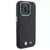 BMW M Smooth Full Wrapped Metal Hard Case für Apple iPhone 16 Pro Max 6,9 inch Schwarz