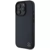 Mercedes-Benz MEHMP16X23RBGVV iPhone 16 Pro Max 6,9 inch Navy Hardcase mit MB Holzimitattleder und MagSafe