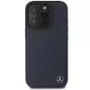 Mercedes-Benz MEHMP16X23RBGVV iPhone 16 Pro Max 6,9 inch Navy Hardcase mit MB Holzimitattleder und MagSafe