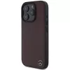 MERCEDES-BENZ Holz-Kunstleder Hard Case für Apple iPhone 16 Pro Max 6,9 inch Rot MagSafe