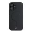 Mercedes-Benz MEHMP16S23RCMK Hard Case für iPhone 16 6,1 inch Schwarz Glattleder MagSafe