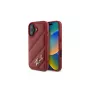 Karl Lagerfeld Quilted Signature Case für iPhone 16, Rot