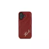 Karl Lagerfeld Quilted Signature Case für iPhone 16, Rot