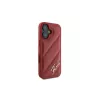 Karl Lagerfeld Quilted Signature Case für iPhone 16, Rot