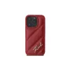 Karl Lagerfeld Quilted Signature Case für Apple iPhone 16 Pro (Rot)