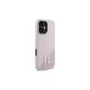 Karl Lagerfeld Shadow Metal Initial MagSafe Hard Case für Apple iPhone 16 6,1 inch - Pink
