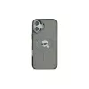 Karl Lagerfeld KLHMP16MHLSKIK iPhone 16 Plus 6,7 inch Hardcase IML Metal Karl Head MagSafe Schwarz