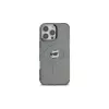 Karl Lagerfeld KLHMP16XHLSCHK Hardcase für iPhone 16 Pro Max 6,9 inch Schwarz IML Metall Choupette Kopf MagSafe