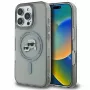 Karl Lagerfeld KLHMP16XHLSKCK Hardcase IML Metal Karl & Choupette Head MagSafe für Apple iPhone 16 Pro Max 6,9 Zoll, Schwarz