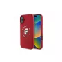 Karl Lagerfeld KLHMP16SSCMKCRHR iPhone 16 6,1 inch Rote Silikon-Hülle mit Karl & Choupette Ring und MagSafe