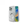 Karl Lagerfeld Liquid Glitter Karl & Choupette Head MagSafe Case für Apple iPhone 16 Pro