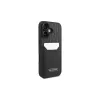 Karl Lagerfeld iPhone 16 6.1 Hard Case mit Kartenfächern Monogram Schwarz
