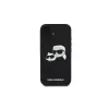Karl Lagerfeld iPhone 16 Plus 6,7 inch Black Hardcase Silicone Double Heads Print MagSafe