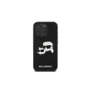 Karl Lagerfeld KLHMP16LSKCHPPLK iPhone 16 Pro 6,3 Zoll Black Hardcase Silicone Double Heads Print MagSafe