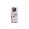 Karl Lagerfeld KLHMP16LSKCHPPLP iPhone 16 Pro 6,3 Zoll Pink Hardcase Silikon Double Heads Print MagSafe