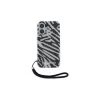 Karl Lagerfeld IML Zebra Pattern & Cord Back Cover für Apple iPhone 16 - Schwarz