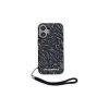 Karl Lagerfeld Zebra With Cord Case für Apple iPhone 16 - Lila
