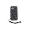 Karl Lagerfeld Zebra With Cord Case für iPhone 16 Plus (Lila)