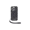 Karl Lagerfeld Zebra With Cord Case für iPhone 16 Pro, Lila