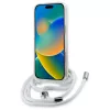 Karl Lagerfeld KLHMP16SHCCHNT iPhone 16 6.1 Hardcase Transparent IML Choupette Head & Cord Magsafe