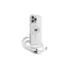 Karl Lagerfeld KLHMP16XHCCHNT iPhone 16 Pro Max 6.9 Hardcase Transparent IML Choupette Head & Cord Magsafe
