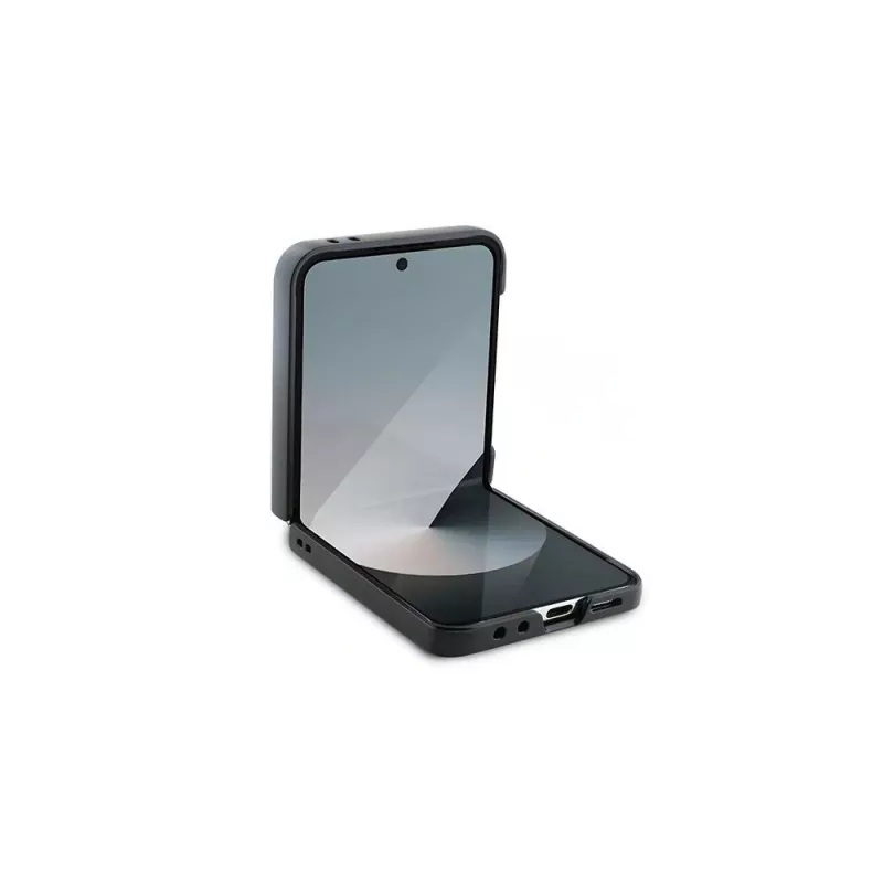 BMW Hardcase für Samsung Galaxy Z Flip6 / Z Flip7 FE - Carbon Tricolor Schwarz