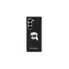 Karl Lagerfeld Saffiano Monogram Head Pin Hard Case für Samsung Galaxy Z Fold6 - Schwarz