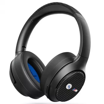 BMW Over-Ear Bluetooth Kopfhörer ANC Schwarz mit Metall-Logos