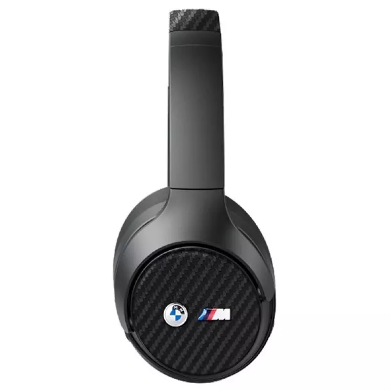 BMW Over-Ear Bluetooth Kopfhörer ANC Schwarz mit Metall-Logos