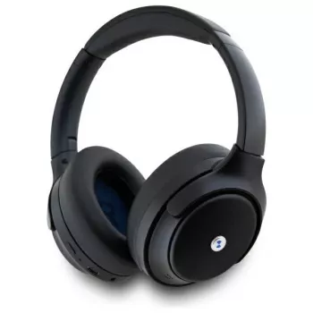 BMW Over-Ear Bluetooth-Kopfhörer mit aktiver Geräuschunterdrückung, Schwarz, Metall-Logos